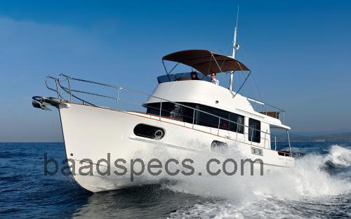 Swift Trawler 44 tekniske specifikationer 